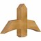 Ekena Millwork Bellingham Rough Sawn Timber Gable Bracket, Western Red Cedar, 36"W x 19"H x 4"D x 6"F, 13/12 Pitch GBW036X19X0406BEL00RWR - alternate 4